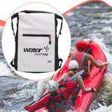 Maxbell 25L PVC Water Resistant Backpack Wear Resistant for Water Sports Storage Bag White