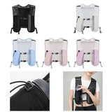 Maxbell Hydration Backpack Adjustable Straps Running Vest Pack for Trail Hiking Race Black