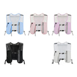 Maxbell Hydration Backpack Adjustable Straps Running Vest Pack for Trail Hiking Race Black