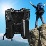 Maxbell Hydration Backpack Adjustable Straps Running Vest Pack for Trail Hiking Race Black