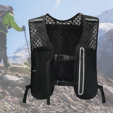 Maxbell Hydration Backpack Adjustable Straps Running Vest Pack for Trail Hiking Race Black