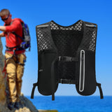 Maxbell Hydration Backpack Adjustable Straps Running Vest Pack for Trail Hiking Race Black