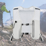 Maxbell Hydration Backpack Adjustable Straps Running Vest Pack for Trail Hiking Race Gray