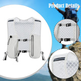 Maxbell Hydration Backpack Adjustable Straps Running Vest Pack for Trail Hiking Race Gray