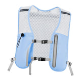 Maxbell Hydration Backpack Adjustable Straps Running Vest Pack for Trail Hiking Race Blue