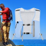 Maxbell Hydration Backpack Adjustable Straps Running Vest Pack for Trail Hiking Race Blue