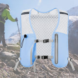 Maxbell Hydration Backpack Adjustable Straps Running Vest Pack for Trail Hiking Race Blue
