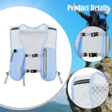 Maxbell Hydration Backpack Adjustable Straps Running Vest Pack for Trail Hiking Race Blue