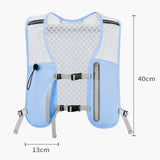 Maxbell Hydration Backpack Adjustable Straps Running Vest Pack for Trail Hiking Race Blue