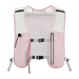 Maxbell Hydration Backpack Adjustable Straps Running Vest Pack for Trail Hiking Race Pink