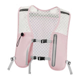 Maxbell Hydration Backpack Adjustable Straps Running Vest Pack for Trail Hiking Race Pink