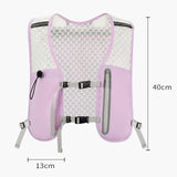 Maxbell Hydration Backpack Adjustable Straps Running Vest Pack for Trail Hiking Race Purple