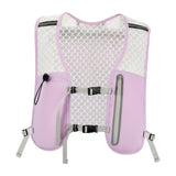 Maxbell Hydration Backpack Adjustable Straps Running Vest Pack for Trail Hiking Race Purple
