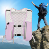 Maxbell Hydration Backpack Adjustable Straps Running Vest Pack for Trail Hiking Race Purple