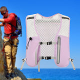 Maxbell Hydration Backpack Adjustable Straps Running Vest Pack for Trail Hiking Race Purple