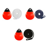 Maxbell Boat Buoy Ball with Eyelet Easy to Use Anchor Buoy for Docking Marking Yacht White Rope