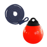 Maxbell Boat Buoy Ball with Eyelet Easy to Use Anchor Buoy for Docking Marking Yacht Blue Rope