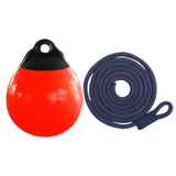 Maxbell Boat Buoy Ball with Eyelet Easy to Use Anchor Buoy for Docking Marking Yacht Blue Rope