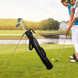 Maxbell Golf Bag Easy to Carry Portable Golf Clubs Bag for Golf Equipment Adults Men Black