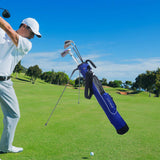 Maxbell Golf Bag Easy to Carry Portable Golf Clubs Bag for Golf Equipment Adults Men Blue