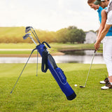 Maxbell Golf Bag Easy to Carry Portable Golf Clubs Bag for Golf Equipment Adults Men Blue