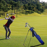 Maxbell Golf Bag Easy to Carry Portable Golf Clubs Bag for Golf Equipment Adults Men Blue