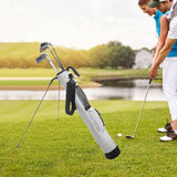 Maxbell Golf Bag Easy to Carry Portable Golf Clubs Bag for Golf Equipment Adults Men Gray