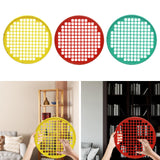 Maxbell Hand Exercise Web Diameter 14in Wrist Resistance Web for Training Arm Indoor Yellow