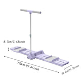 Maxbell Hip and Leg Exerciser Multifunctional Portable Strength Training Ski Machine Violet