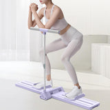 Maxbell Hip and Leg Exerciser Multifunctional Portable Strength Training Ski Machine Violet