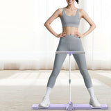 Maxbell Hip and Leg Exerciser Multifunctional Portable Strength Training Ski Machine Violet
