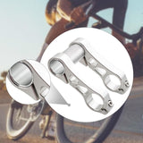 Maxbell Bicycle Handlebar Extender Accessories for Most Bicycle Motorcycle Road Bike silver