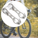 Maxbell Bicycle Handlebar Extender Accessories for Most Bicycle Motorcycle Road Bike silver