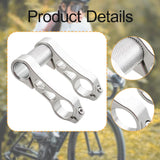 Maxbell Bicycle Handlebar Extender Accessories for Most Bicycle Motorcycle Road Bike silver
