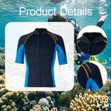 Maxbell Wetsuit Top Men Scuba Diving Suit Swimsuit for Canoeing Surfing Water Sports S