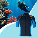 Maxbell Wetsuit Top Men Scuba Diving Suit Swimsuit for Canoeing Surfing Water Sports M