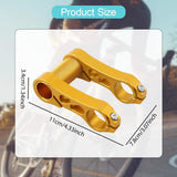 Maxbell Bicycle Handlebar Extender Accessories for Most Bicycle Motorcycle Road Bike gold