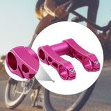 Maxbell Bicycle Handlebar Extender Accessories for Most Bicycle Motorcycle Road Bike Rose red