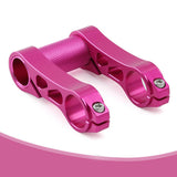 Maxbell Bicycle Handlebar Extender Accessories for Most Bicycle Motorcycle Road Bike Rose red