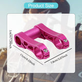 Maxbell Bicycle Handlebar Extender Accessories for Most Bicycle Motorcycle Road Bike Rose red