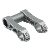 Maxbell Bicycle Handlebar Extender Accessories for Most Bicycle Motorcycle Road Bike Silver gray