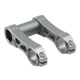 Maxbell Bicycle Handlebar Extender Accessories for Most Bicycle Motorcycle Road Bike Silver gray