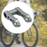 Maxbell Bicycle Handlebar Extender Accessories for Most Bicycle Motorcycle Road Bike Silver gray