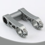 Maxbell Bicycle Handlebar Extender Accessories for Most Bicycle Motorcycle Road Bike Silver gray
