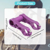 Maxbell Bicycle Handlebar Extender Accessories for Most Bicycle Motorcycle Road Bike Purple