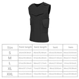 Maxbell Mens Chest Protector Vest Comfortable Guard for Softball Training Basketball M
