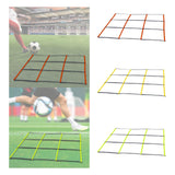 Maxbell Agility Training Ladder Balance Instant Set up Workout Portable Speed Ladder red