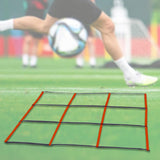 Maxbell Agility Training Ladder Balance Instant Set up Workout Portable Speed Ladder red