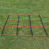 Maxbell Agility Training Ladder Balance Instant Set up Workout Portable Speed Ladder red