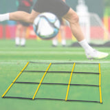 Maxbell Agility Training Ladder Balance Instant Set up Workout Portable Speed Ladder yellow
